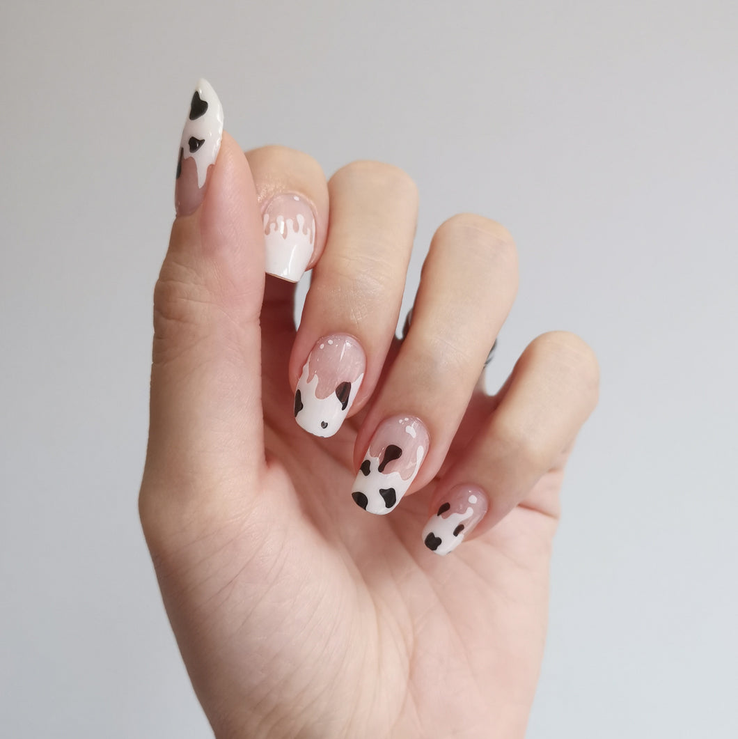 Stylish Nail Art Designs That Pretty From Every Angle : Cow print nails